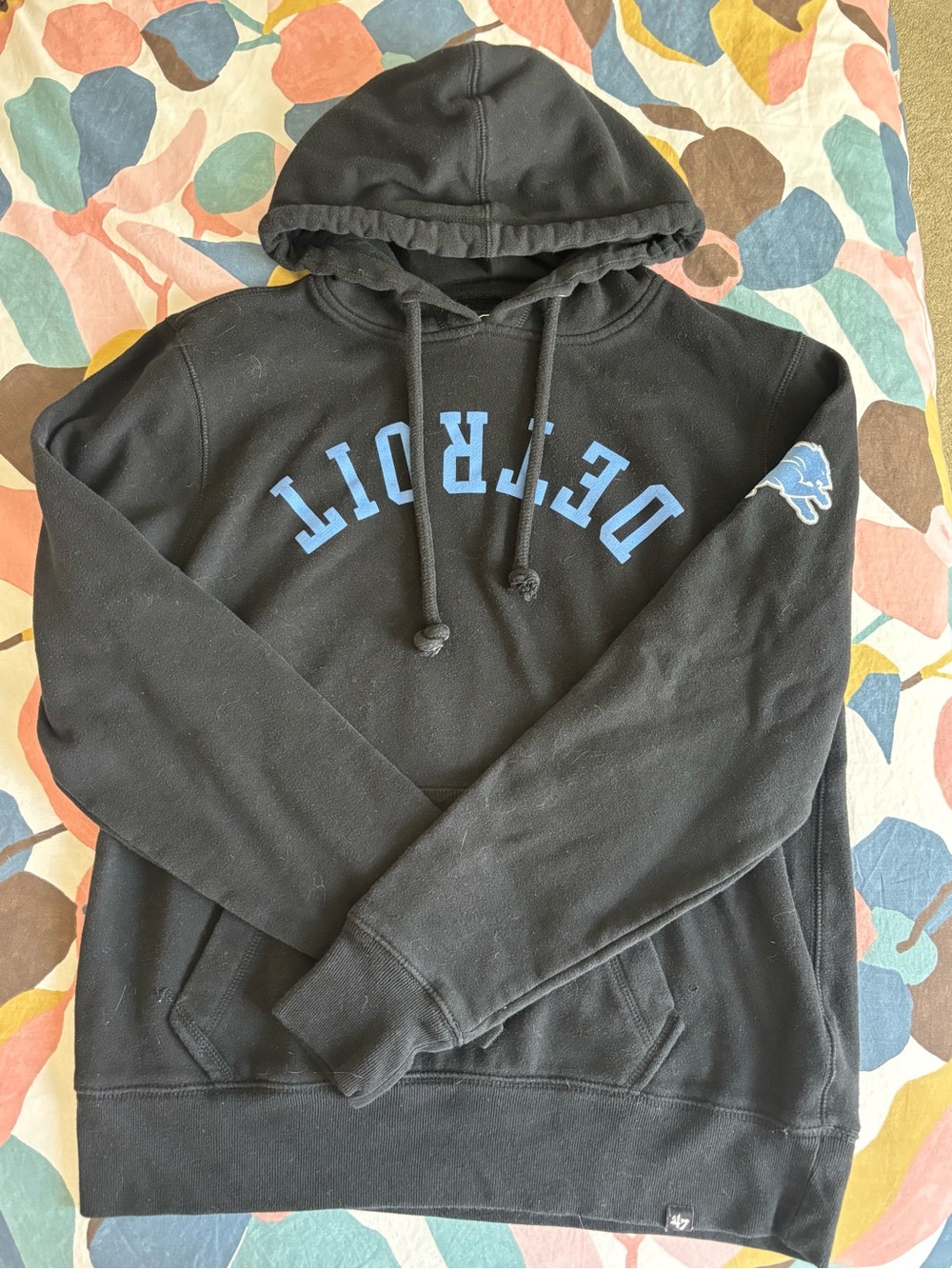 Detroit Lions Black Pullover Hoodie